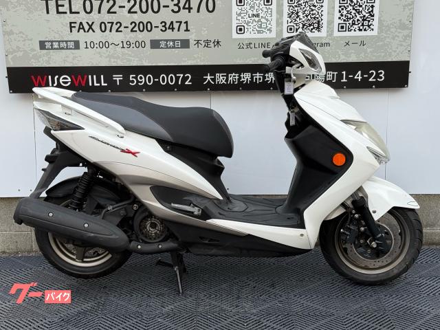 シグナスＸ　FI　SE44J 　登録、整備代込みの金額です。 ヤマハ シグナスX SR 2013年 ノーマル 点検整備済み SE44J