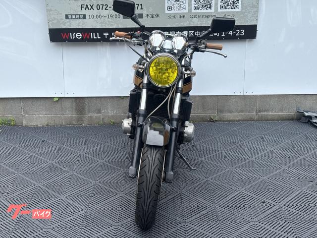 カワサキ ZRX400 ブラック ゴールド マフラー ショート管