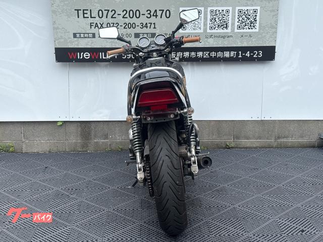 カワサキ ZRX400 ブラック ゴールド マフラー ショート管