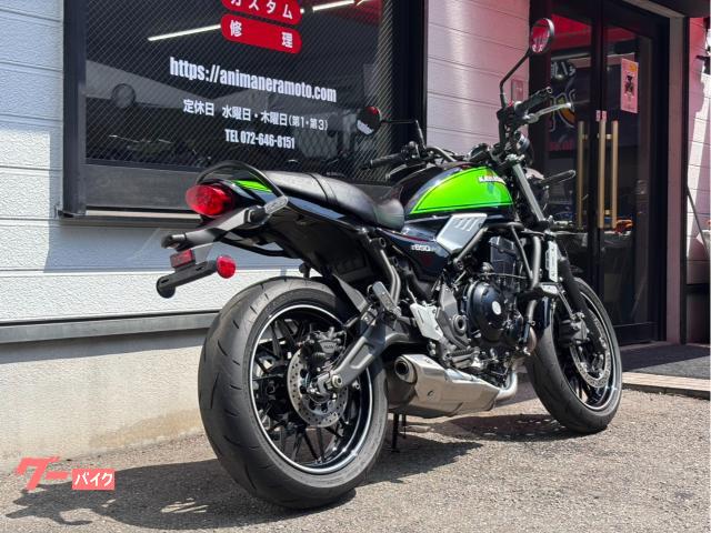 カワサキ Z650RS 黒緑カラー 純正ETC USB2口