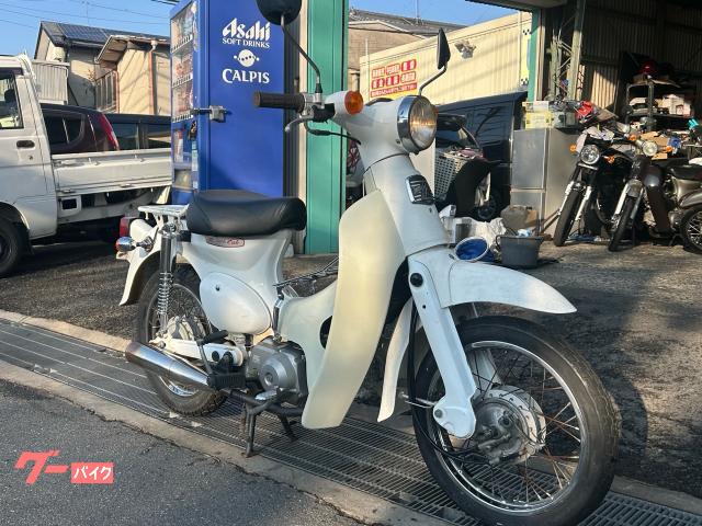 リトルカブ　キタコシリンダー８８　社外マフラー　ベトナムキャリア　リアショック　１２０ｋｍメーター　レッグシールド　キタコキャブレ