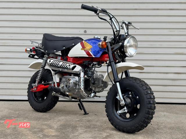 モンキー　トリコロール　純正タンク　AB27 ホンダ モンキースペシャル 新車 AB27 トリコロールカラー｜平松