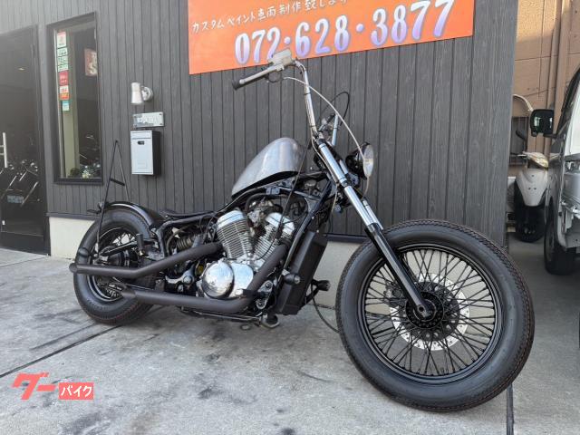 黒 テール型 バイクタンク　スティード スティード400（STEED） スポーツスタータンクキット ガレージ