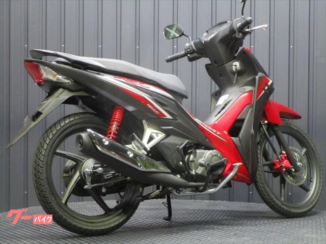 ホンダ ＷＡＶＥアルファ１１０　ＲＳＸ　ＦＩモデル　レッドの画像（滋賀県