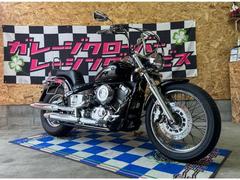 ヤマハ　ドラッグスター４００　２００４年式　ダブルタックロールシート　ハリケーンアップハンドル　燃料メーター付きモデル　車検２年付き