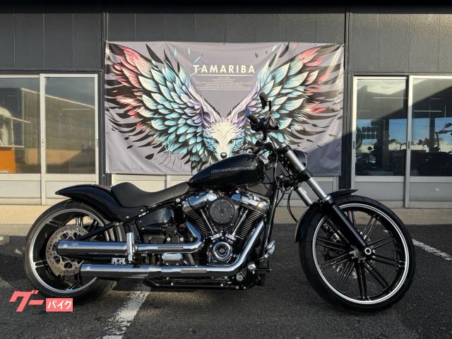 ＦＸＢＲＳ　ソフテイル　ブレイクアウト１１４　ショートフェンダー　ドラッグバー　ＣＯＢＲＡマフラー