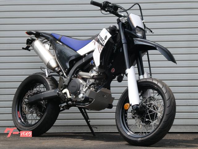 ＷＲ２５０Ｘ　ＺＥＴＡアルミステム　ＦＭＦマフラー　アントライオンスライダー　社外シート　ＺＥＴＡヒールガード　フェンダーレス