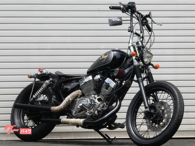 ＸＶ２５０ビラーゴ　社外マフラー　ソロシート　フラットフェンダー　アタックバー等