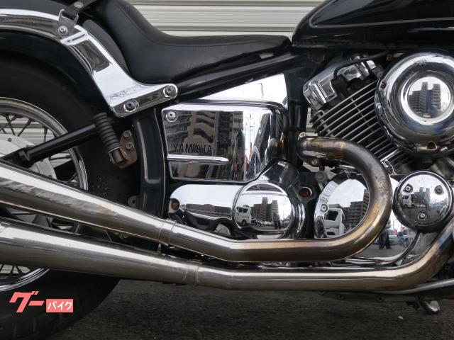 YAMAHA　ドラッグスター400 スーパートラップマフラー HOT，新品 ヤマハ ドラッグスター400 4TR VH01J スーパートラップ