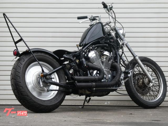 ホンダ スティード400 スポタンク フラットフェンダ シーシーバー