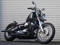 ヤマハ　ドラッグスター４００　フルカスタム　スラッシュカットマフラー　スポタン　ソロシート　社外ハンドル　１か月保証