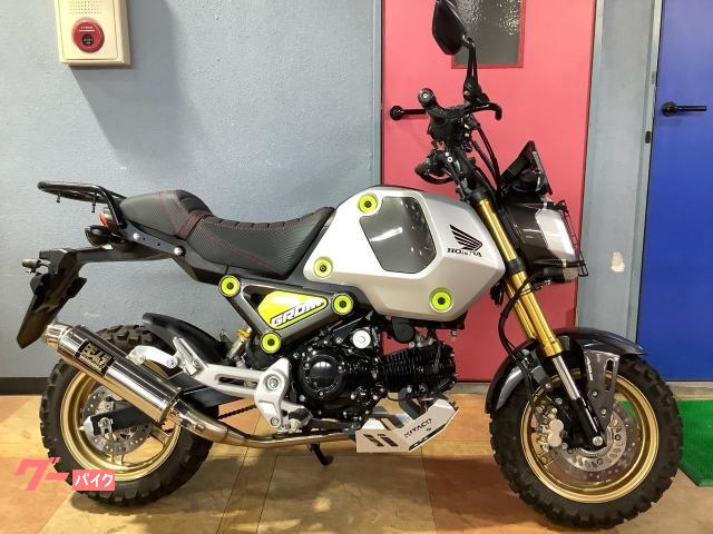 ＭＳＸ１２５　ＧＲＯＭ　ヨシムラフルエキ　前後ドラレコ　ナポレオンミラー　エンデュランスキャリア　ブロックタイヤ　キタコアンダーガ