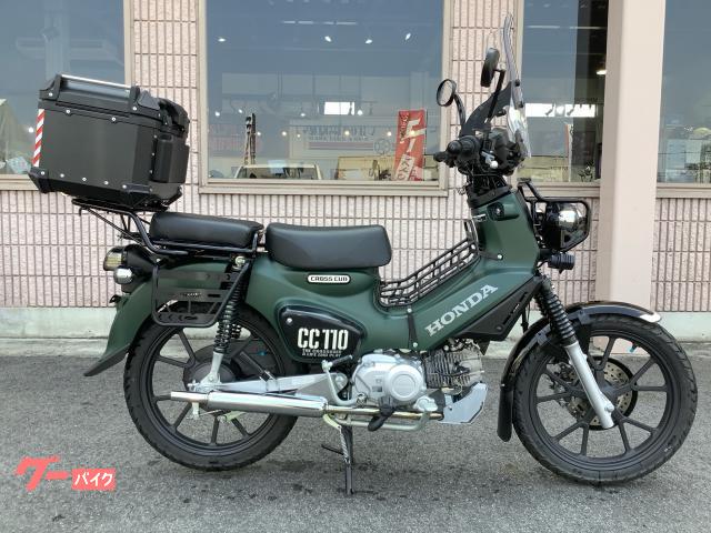 クロスカブ１１０　ＪＡ６０　武川キャプトンフルエキ　フォグランプ　ナックルガード　ロングキャリア　バックサポート　トップケース