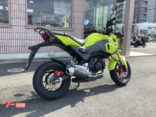 ホンダ グロム 社外レバー スペアキー LED JC61型 レモン