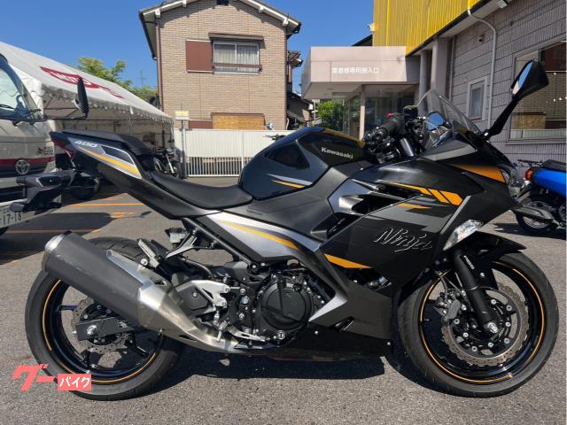 Ｎｉｎｊａ　４００　２０２２年モデル　メタリックマグネティックダークグレー・メタリックスパークブラック　ＡＢＳ　ＥＴＣ　ＵＳＢ