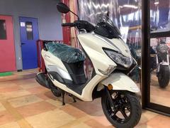 スズキ　バーグマンストリート１２５ＥＸ　ＥＡ２３Ｍ型　新車二年保証　スペアキー　パールグレイスホワイト　２０２５年モデル