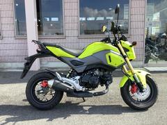 ホンダ　グロム　社外レバー　スペアキー　ＬＥＤ　ＪＣ６１型　レモンアイスイエロー