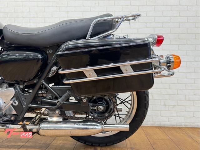 カワサキ W650 社外マフラー サイドボックス サイドキャリア