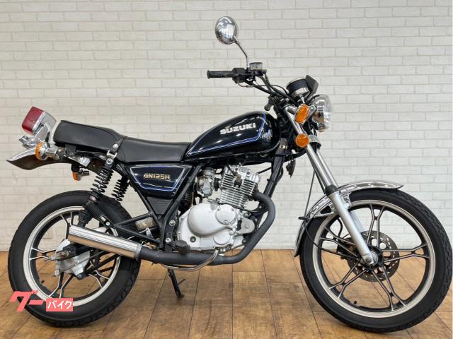 ＧＮ１２５Ｈ　社外マフラー　カスタムＲサス