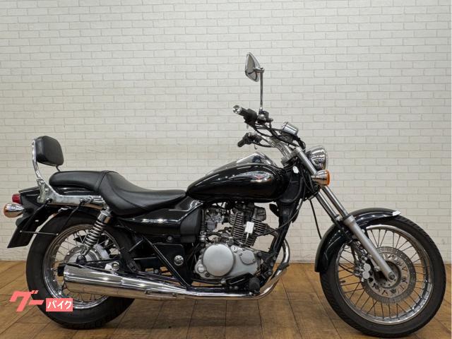 エリミネーター125 黒 2007年式 走行距離53242キロ カワサキ エリミネーター125 バックレスト サイドキャリア