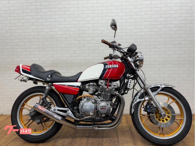 ヤマハ XJ400 ファイターマフラー カスタムハンドル ブレーキ