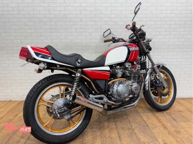 ヤマハ XJ400 ファイターマフラー カスタムハンドル ブレーキ