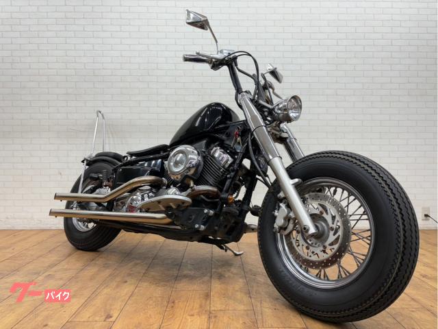 ドラッグスター４００クラシック　社外マフラー　アラーム　カスタムタンク　ハンドル　シート　フェンダー