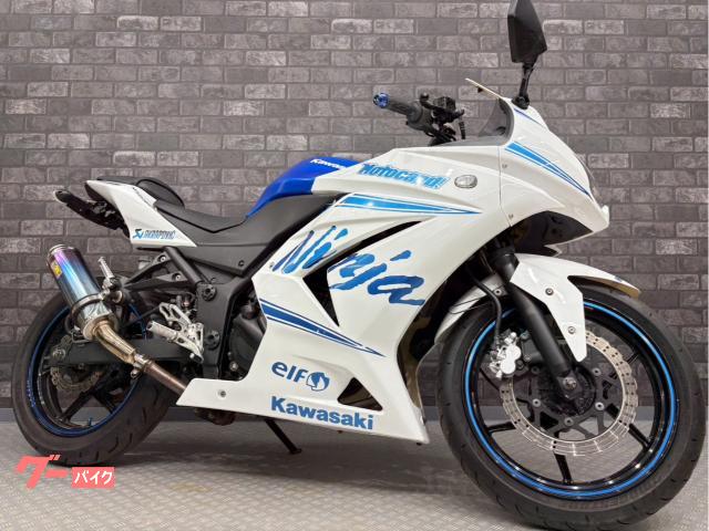 Ｎｉｎｊａ　２５０Ｒ　リアライズマフラー　カスタムハンドル　ウインカー　フェンダーレス