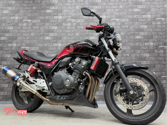 ＣＢ４００Ｓｕｐｅｒ　Ｆｏｕｒ　ＶＴＥＣ　Ｒｅｖｏ　社外マフラー　カスタムハンドル　アンダーカウル　フェンダーレス
