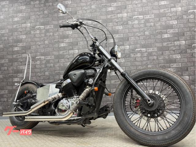 スティード４００ＶＬＳ　社外マフラー　カスタムハンドル　シート　シーシーバー　Ｒフェンダー