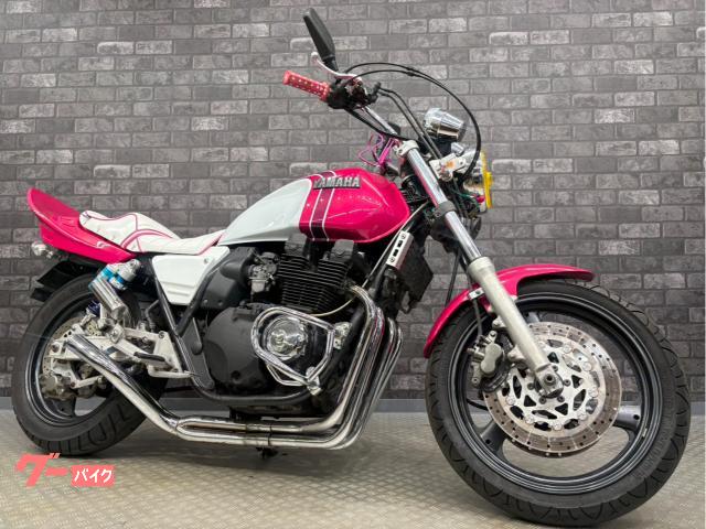 ＸＪＲ４００　社外マフラー　マーシャルヘッドライト　エンジンガード　カスタムハンドル　スロットル