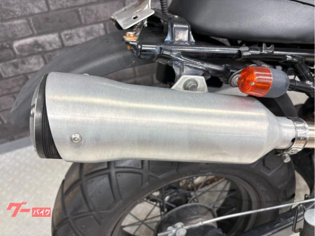 TW200純正ヘッドライトウインカー付きスーパートラップマフラー k.k ヤマハ TW200 スーパートラップマフラー カスタムハンドル タンク