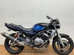 カワサキ　ＢＡＬＩＵＳ−II　ノジママフラー　ＬＥＤライト　エンジンガード　カスタムハンドル　フェンダーレス