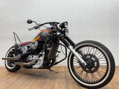 カワサキ　バルカン４００II　ロングフォーク　マービングマフラー　カスタムハンドル　フェンダー　シート　バックレスト　ヘッドライト