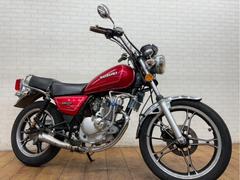 スズキ　ＧＮ１２５Ｈ　社外マフラー　オイルクーラー　カスタムハンドル　ヘッドライト　ウインカーミラー