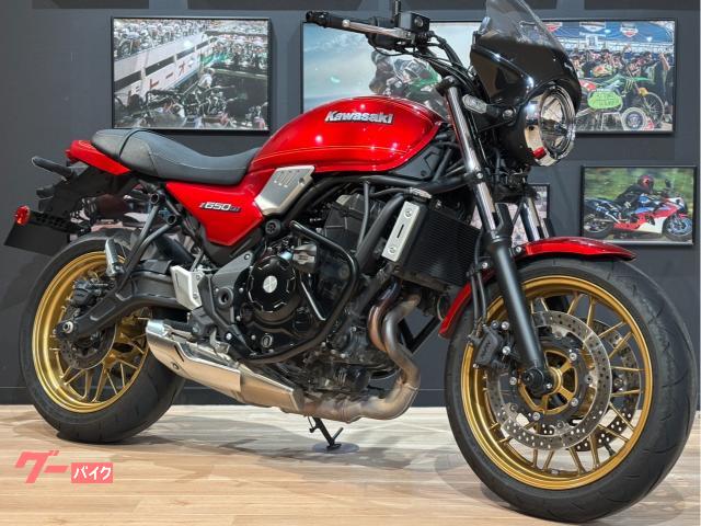 Ｚ６５０ＲＳ　ＭＹ２０２４　キャンディミディアムレッド　社外スクリーン　エンジンガード　グリップヒーター　ＥＴＣ２．０
