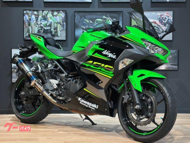 Ｎｉｎｊａ　４００　ＭＹ２０１８　ＥＴＣ　社外マフラー　ＵＳＢ２個　マウントバー
