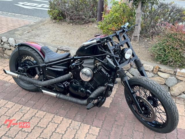 純正 YAMAHA バイクタンク 黒 ドラッグスター400クラシック VH01J 純正 YAMAHA バイクタンク 黒 ドラッグスター400クラシック VH01J