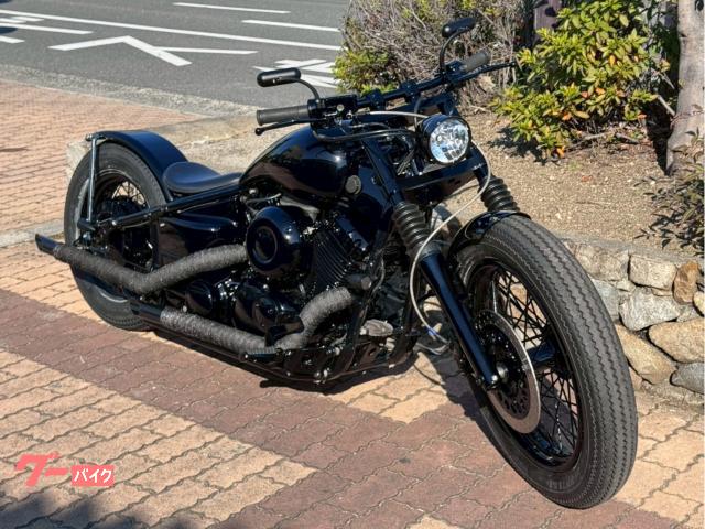 ドラッグスター４００　ニューロッド　フルカスタム　ストレッチタンク　ローダウン　スラッシュカットマフラー