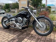 ヤマハ　ドラッグスター４００　ニューロッドブラックメッキスペシャル　ストレッチタンク　Ｔ＆Ｆベントマフラー　ショートフェンダー