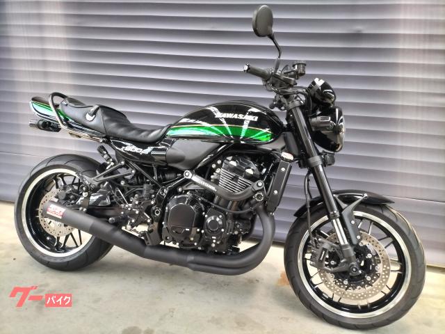 Ｚ９００ＲＳ　ＥＴＣ　ＡＢＳ　ＺＲ９００Ｃ型　黒／緑　ヨシムラマフラー　ｂａｂｙｆａｃｅバックステップ　外装オリジナル塗装