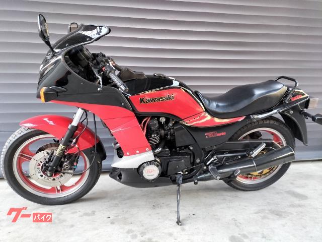 新品タグ付き⭐Red & Black HUABO YAGE ベスト M ネイビー カワサキ 750ターボ ZX750E型 赤 ／黒 スペアキー フル