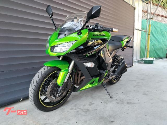 カワサキ Z1000SX ETC 緑／黒 babyfaceスライダー