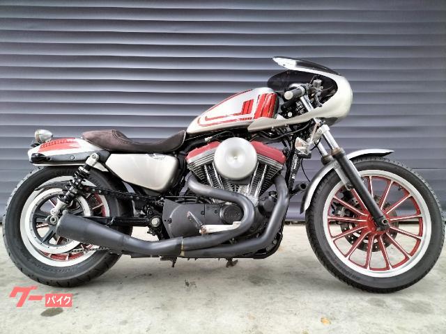 ＸＬ８８３Ｌ　スーパーロー　ＣＲ２型　ＶＡＮＣＥ＆ＨＩＮＥＳ製フルエキマフラー　Ｒ．Ｈ．Ｄ製シート　スライダー