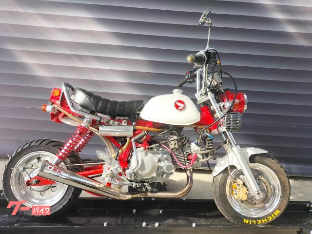 モンキー　フルカスタム　前後タケガワサス　ＭＩＮＩＭＯＴＯフルエキ　強化ロングスイングアーム　ヨシムラキャブ