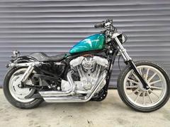 ＨＡＲＬＥＹ−ＤＡＶＩＤＳＯＮ　ＸＬ８８３Ｌ　スーパーロー　ＣＲ２型　ブルー　ＶＡＮＣＥ＆ＨＩＮＥＳ製フルエキマフラー　スペアキー