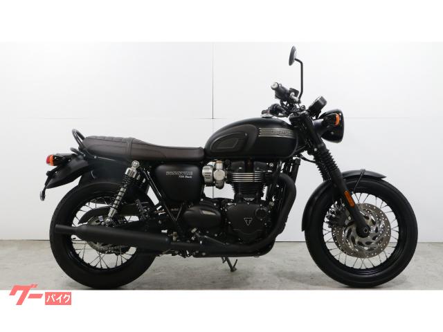 ボンネビルT120 ブラック 2021年モデル ワンオーナー車両 トラクションコントロールキット グリップヒーター サドルバッグ