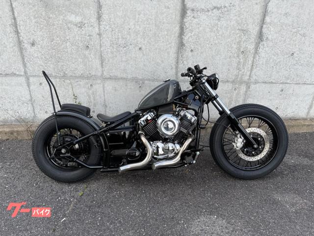 ドラッグスター４００　ボバースタイルコンプリートカスタム　ダークグレー　スポーツスタータンク　シーシーバー　整備／車検２年付