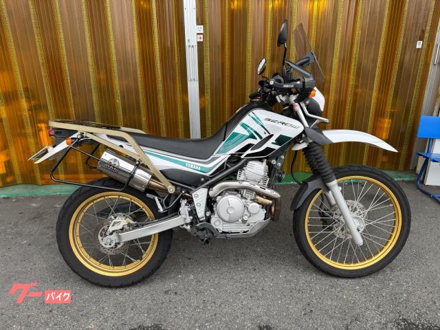 セロー２５０　２０１２年式　ＥＴＣ　ハンドガード　スクリーン　社外マフラー　リアキャリア
