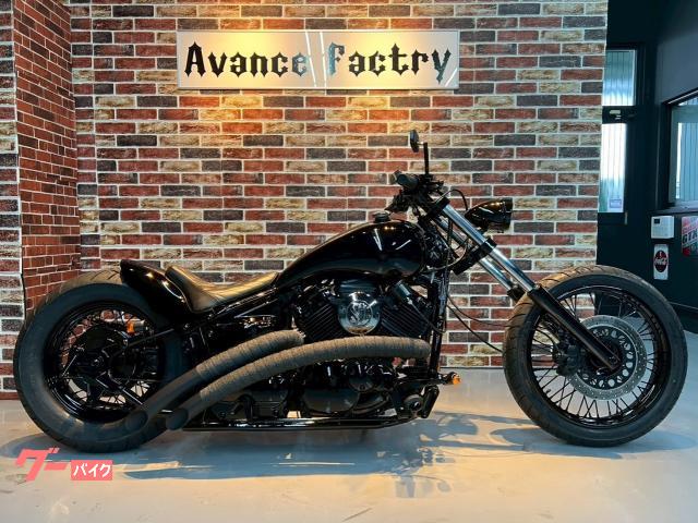 ドラッグスター４００　ニューロッドスタイル　外装パーツ新品多数取付　車検２年付